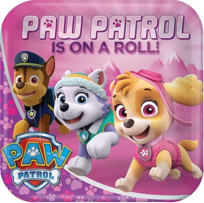 Zdjęcie produktu dla Talerzyki papierowe PSI PATROL Skye Everest Chase 23cm, 8szt.