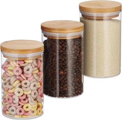 Immagine prodotto di 3 Barattoli conservazione 800 ml