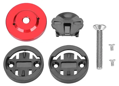 Productafbeelding van Fietscomputerhouder - Fietscomputer houder stuurpen - 28,6 mm - Aluminium - Zwart
