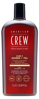 Productafbeelding van American Crew Ginger & Tea Energizing 3-in-1 Shampoo, 250 ml
