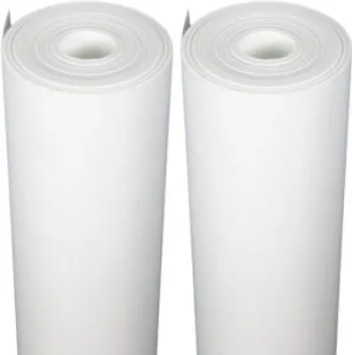 Produktbild von Malervlies Glasvlies Tapete Weiß 100 m² (50m x 1m x 2 Rollen - 100 m²) Anstrichvlies ca. 40 g/m² Renoviervlies Glattvlies Glasgewebe Abdeckfolie Abdeckvlies