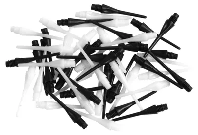 Image de Harrows - Fléchettes de rechange, paquet de 1000 MR2308 (taille unique) (blanc/noir)