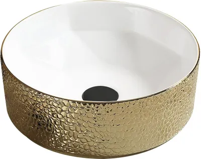 Image de Lavabo MEXEN CLARISA blanc/or 41 cm