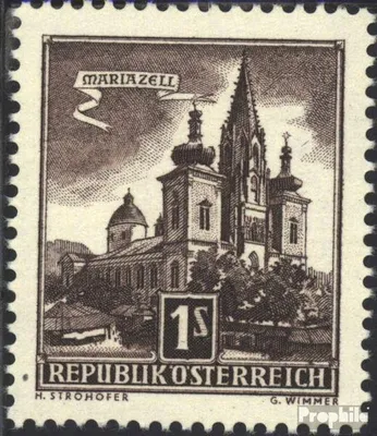 Produktbild von Briefmarken Österreich 1957 Mi 1035 (kompl.Ausg.) mit Falz Freimarken