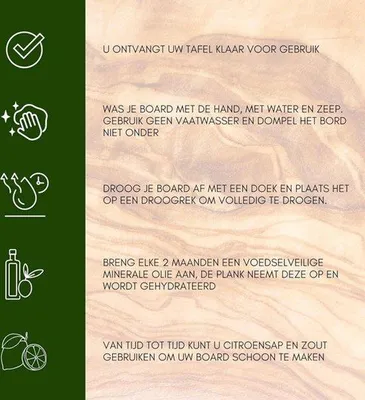 Produktbild von Holz-Schneidebrett aus Olivenholz, handgefertigt, 39x17 cm, für das Servieren von Essen, Schneiden, Grillen, Käse und Brot mit Griff und Saftpunkt