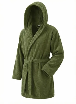 Immagine prodotto di Accappatoio elegante in 100% cotone con cappuccio