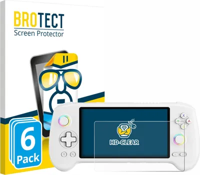 Produktbild von 6x Für Anbernic RG556 Schutzfolie BROTECT Displayschutz Display Schutz Folie Klar Transparent