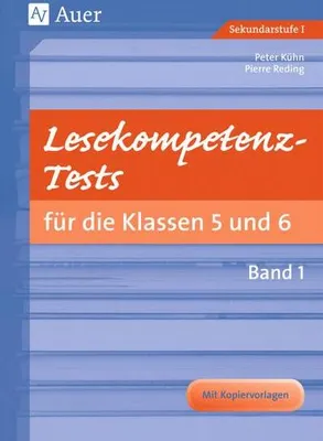 Obrázek produktu pro Lesekompetenz-Tests 5/6, Band 1
