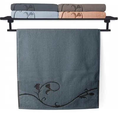 Immagine prodotto di Asciugamano TERRY Floral Dance 036 blu-grigio 50x100 cm