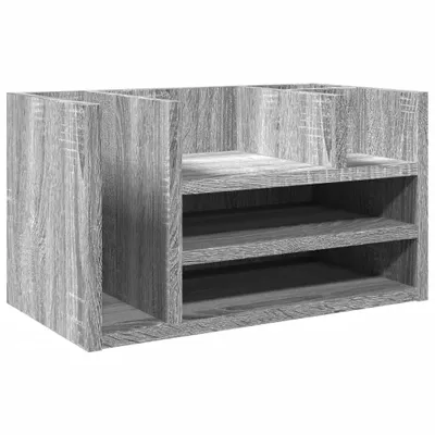 Produktbild von Schreibtisch-Organizer Grau Sonoma 44,5x24x25 cm Holzwerkstoff