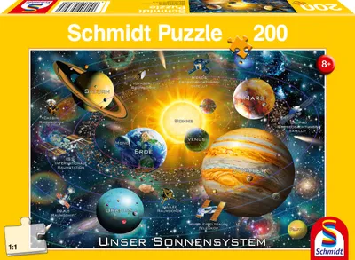 Zdjęcie produktu dla Puzzle 200 Układ Słoneczny 108099