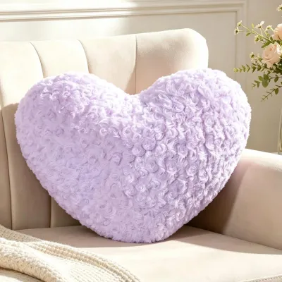 Zdjęcie produktu dla Solidchoice - Miękki poduszka w kształcie serca, 15 x 48 cm
