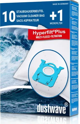 Produktbild von Dustwave® 10 Staubsaugerbeutel für AEG AEQ 31 Equipt - hocheffizient, mehrlagiges Mikrovlies mit Hygieneverschluss -  Germany