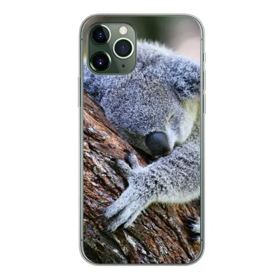 Produktbild von MuchoWow® Handyhülle Schutzhülle Hülle für iPhone 11 Pro Koala - Baum - Schlaf - Kinder - Jungen - Mädchen Silikon Softcase Handy Hülle - Handy