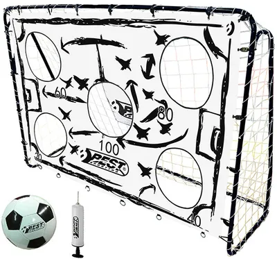 Zdjęcie produktu dla Best Sporting MO11073 Bramka piłkarska TAKTIK z tablicą strzelecką, piłką i pompką