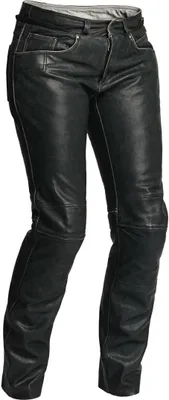 Produktbild von Halvarssons Seth Damen Motorrad Lederhose, schwarz, 38