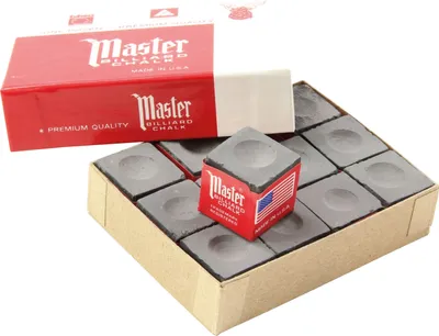 Produktbild von Master Billard Kreide Holzkohle 12 Stück