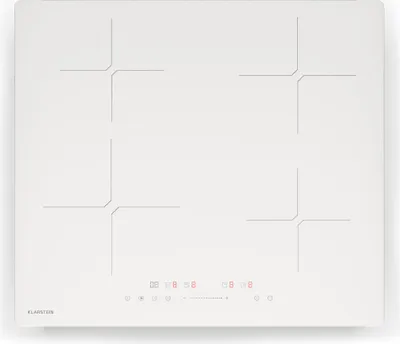 Image de Klarstein PowerGlide Plaque Induction Encastrable - 4 Zones, 7800 W,à Glissière, Minuterie & Sécurité Enfant, Indicateur de Chaleur Résiduelle, Design Épuré 60 cm