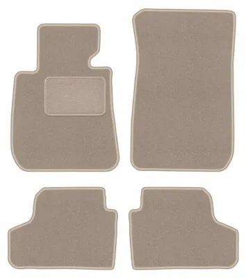 Productafbeelding van Velours automatten voor BMW 3 E93 2004-2011 (cabrio) – 4-delig, beige, op maat – Wielganizator LUX