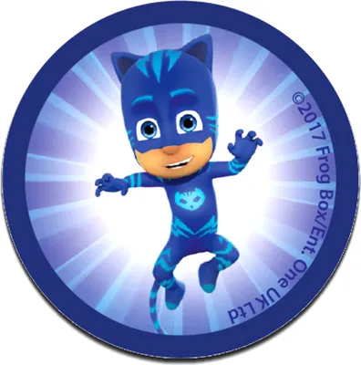 Obrázek produktu pro Disney © Pj Masks Pyjamahelden Catboy - nášivka, nažehlovací, nažehlovací obrázek, nášivka, nášivka, k nažehlení, velikost: 6,2 x 6,2 cm