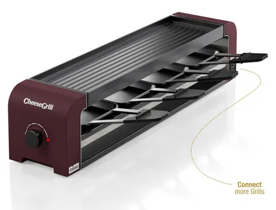 Produktbild von Stöckli Raclette CheeseGrill 4 Connect Merlot Red