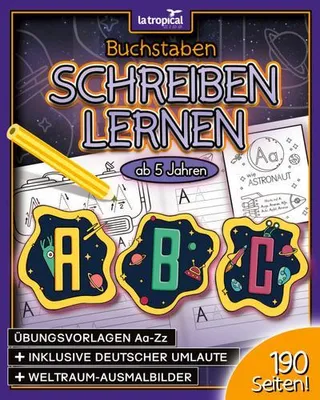 Produktbild von Buchstaben schreiben lernen ab 5 Jahren