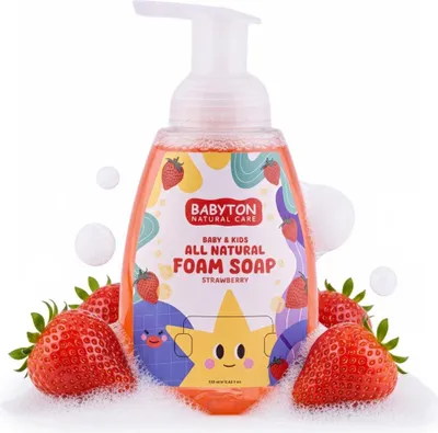 Produktbild von Babyton Natürliche Kinder Schaumseife 350 ml – Sanft & Parabenfrei