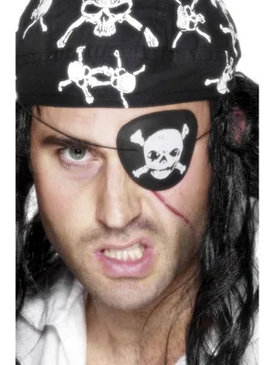 Produktbild von Augenklappe Pirat Piratenklappe Piraten Seeräuber