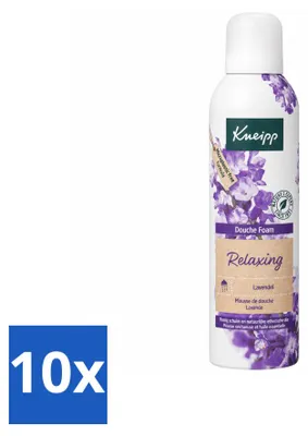 Produktbild von 10 x Kneipp Duschschaum Relaxing - Lavendel - 200 ml - Vorteilspackung - 10 Stücke