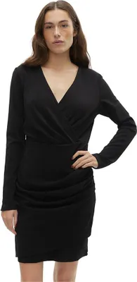 Produktbild von Vero Moda Dinna Langärmliges Kurzes Kleid Schwarz XS Frau Schwarz XS