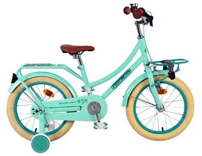 Image de Vélo enfant Volare Excellent - Fille - 16 pouces - Vert - 95 % assemblé