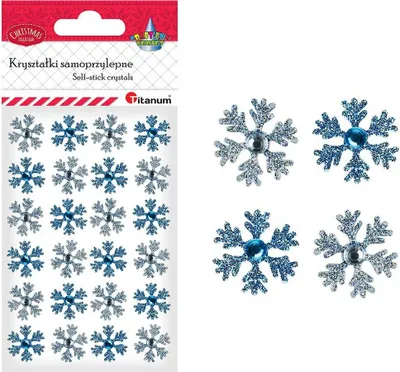 Immagine prodotto di Kryształki samoprzylepne 24 szt Titanum Christmas