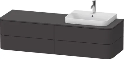 Produktbild von DURAVIT HP4963R80800010 WTU HappyD2+ wandh.,408x1600x550mm