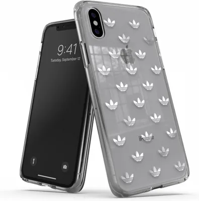 Produktbild von Adidas 33338, Cover, Apple, iPhone X/Xs, 14,7 cm (5.8"), Transparent, Weiß