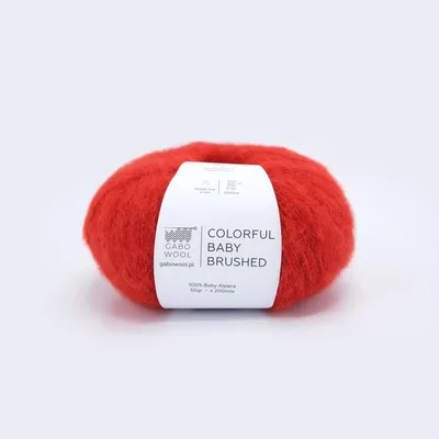 Zdjęcie produktu dla Włóczka Gabo Wool Colorful Baby Brushed 7383 / czerwień