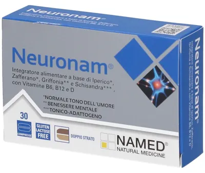 Produktbild von NEURONAM Nahrungsergänzungsmittel für Konzentration & gegen Müdigkeit, 30 Tabletten