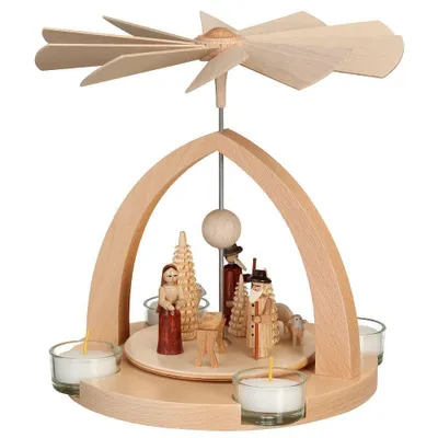Obrázok produktu pre Oblúková pyramída Betlehem prírodný ŠxVxH 21x22x21cm NOVINKA