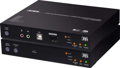 Obrázek produktu pro ATEN CE980, Vysílač a přijímač, Kabel, 300 m, 4096 x 2160 px, Černá, Kov