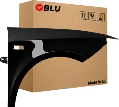 Immagine prodotto di BLU Parafango compatibile con Seat Ibiza (6J - IV 4. Generation) LZ9Y Destra Schwarz PhantomSchwarz | 2008-2017 | Anteriore | Verniciato | Pronto per il montaggio | Zincato