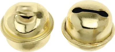 Obrázek produktu pro Válečkové zvony Glorex 18 mm zlaté barvy, 8 kusů