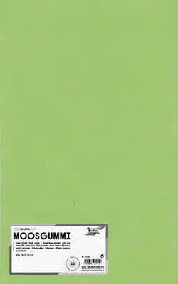 Obrázok produktu pre Folia 231051, Penové pečiatky, Zelená, 2 mm, 20 cm, 29 cm, 10 listy