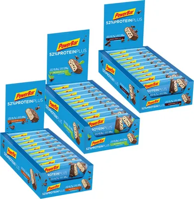 Produktbild von PowerBar 52% Protein Plus 20x 50g Box
