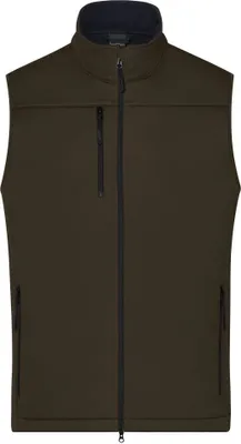 Produktbild von Men's Softshell Vest brown, Gr. S