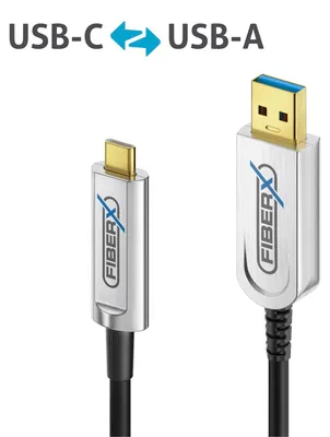 Produktbild von Purelink FX-I530-030 AOC Glasfaser Kabel USB 3.1 A/C 30m