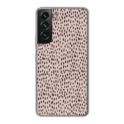 Produktbild von MuchoWow® Handyhülle Schutzhülle Hülle für Samsung Galaxy S22 Plus Polka dots - Rosa - Schwarz Silikon Softcase Handy Hülle - Schutzabdeckung