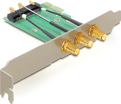 Image de DELOCK PCI Expr Card 1x mini PCI Express int + 3x RP-SMA