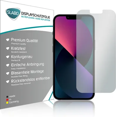 Produktbild von Slabo Displayschutzfolie für iPhone 13 | 13 Pro | 14 (4er Set) MATT No Reflexion