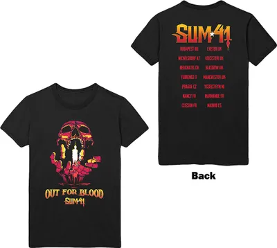 Produktbild von Sum 41 Out For Blood (Back Print) Black M T-Shirt