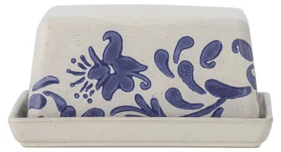 Immagine prodotto di COLLEZIONE CREATIVA | Vaso Petunia Butterdose, colore blu, in Vetroceramica | L14xH7xP12 cm | 82060290