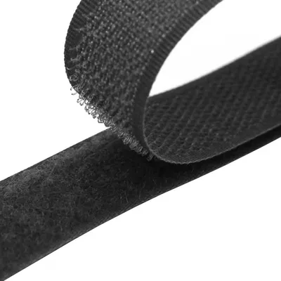 4m Klettband zum Nähen grau 306